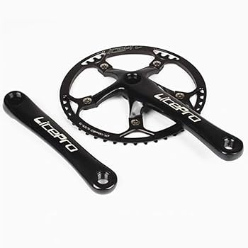 Amazon | Folding Bike Square Bicycle Crank Crankset BCD130